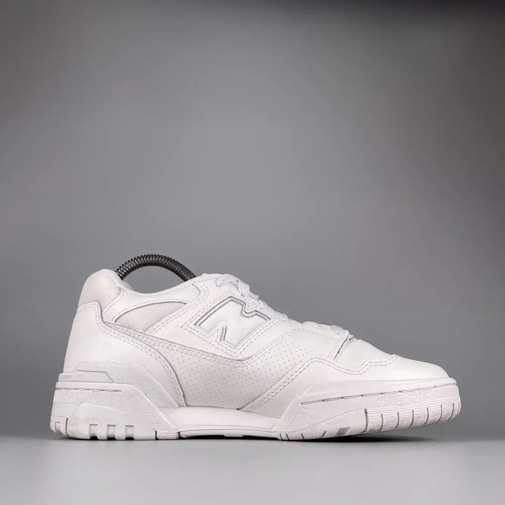 New Balance 550 Women's Size 8 Triple White Casual Sneakers Athletic Shoes EUC